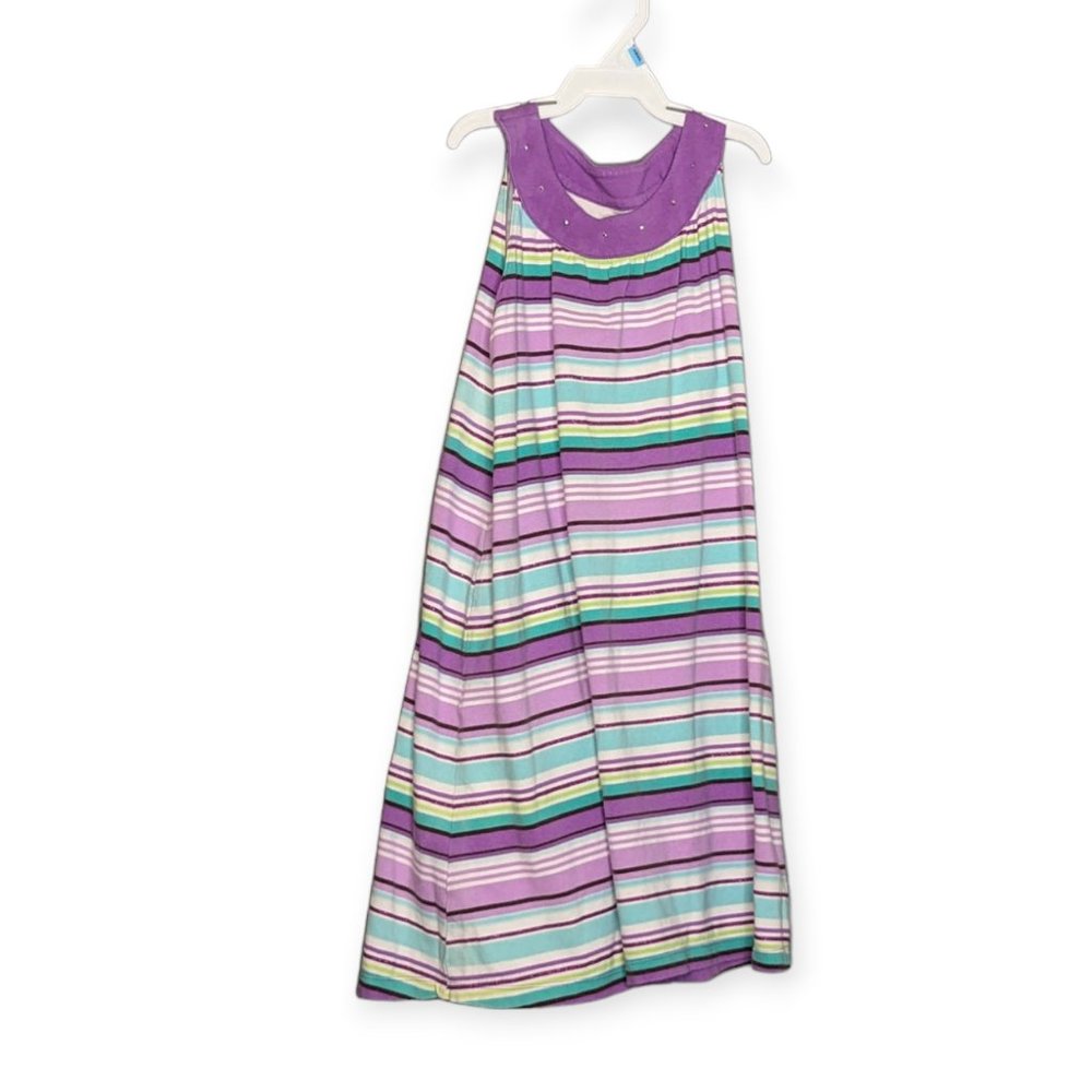 Circo Purple Striped Sleeveless Dress Size 6X